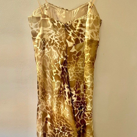 Cache 100% silk cocktail dress - Picture 2 of 3